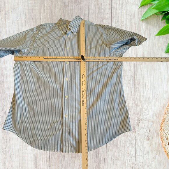 Brooks Brothers Men’s Button Up Shirt Sz XL Striped 100% Cotton Preppy, Ivy - Picture 3 of 6
